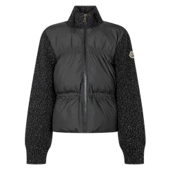 Padded Metallic Wool Zip-Up Cardigan>Moncler Best