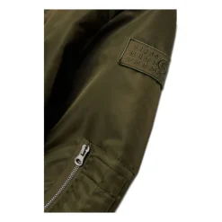 Padded Twill Bomberjacke><noscript><img width=