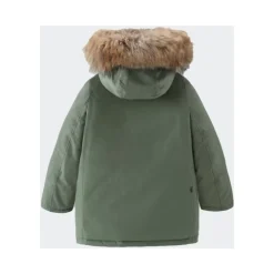 Parka Jacke mit abnehmbarem Pelz>Woolrich Clearance