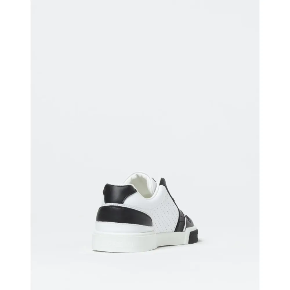 Perforierte Ledersneaker mit geprägtem Detail>Dolce & Gabbana Sale