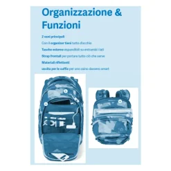 Personalisierbarer ergonomischer Schulrucksack 30 L><noscript><img width=