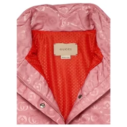 Pink Nylon Jacke mit Logo><noscript><img width=