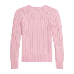 pink ribbed cuffs crew neck>Ralph Lauren Clearance