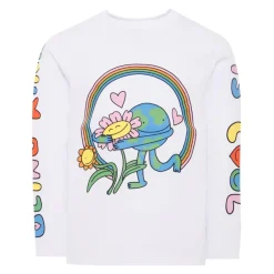 Regenbogen Welt Blumen Langarm T-shirt>Stella McCartney Best