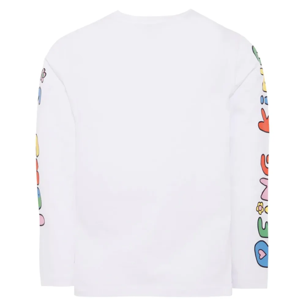 Regenbogen Welt Blumen Langarm T-shirt>Stella McCartney Best