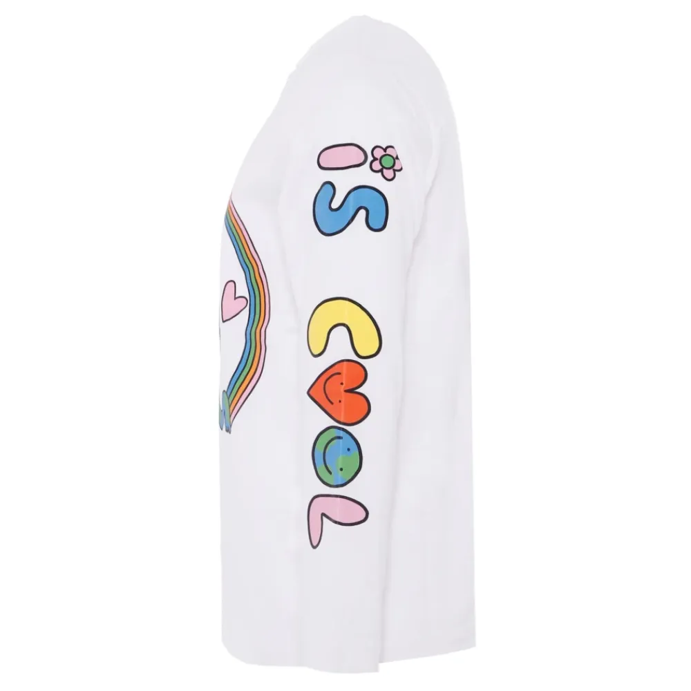 Regenbogen Welt Blumen Langarm T-shirt>Stella McCartney Best
