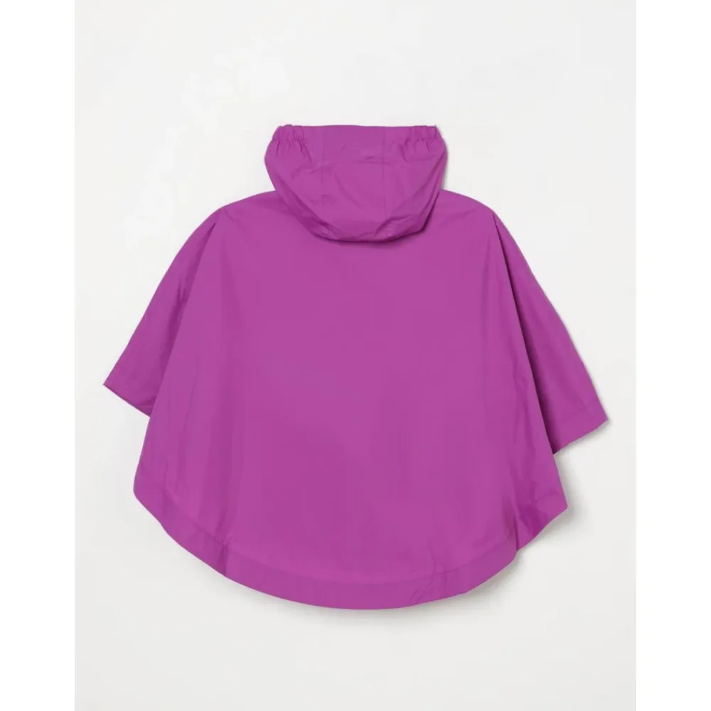 Regenponcho mit Kapuze Grüne Jacke>K-Way