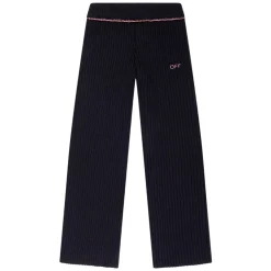 Rib Jumper mit Aufdruck>Off White Hot