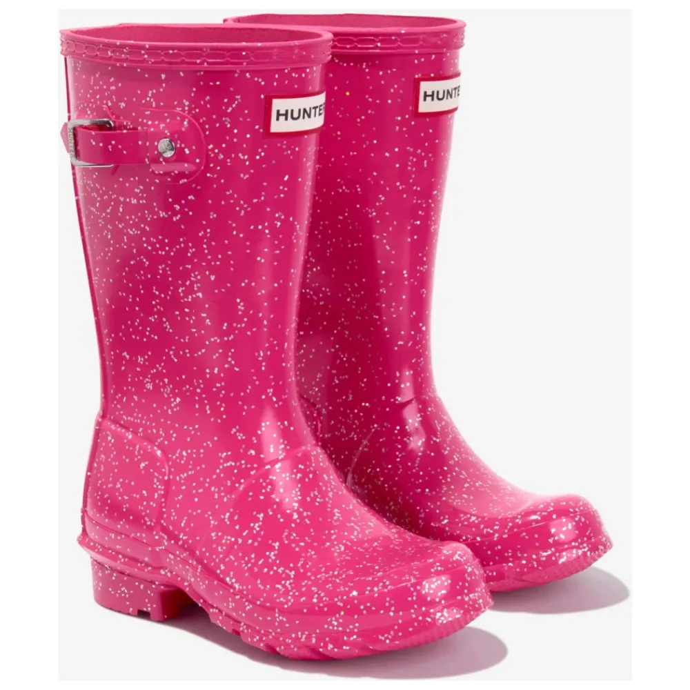 Riesige Glitzer-Gummistiefel>Hunter Hot