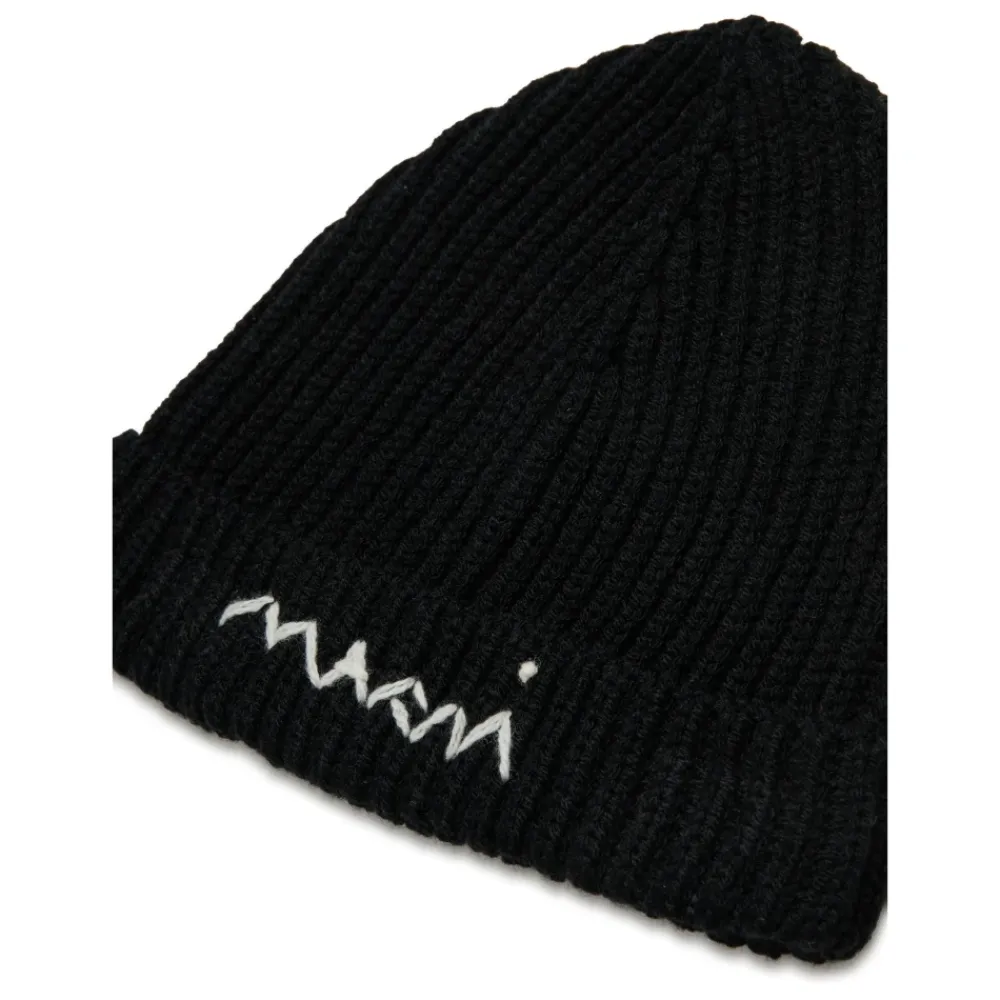 Rippstrick Beanie Mütze>Marni Outlet