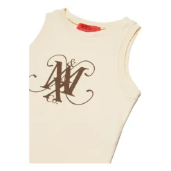 Ärmelloses Shirt mit Logo>Max & Co New