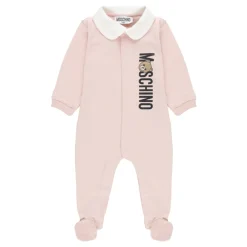 Baby Jumpsuit mit Logo-Druck>Moschino Online