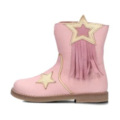 Lederstiefeletten mit Fransen>Clic! Best