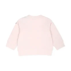 Rundhals-Sweatshirt mit Gold-Logo>Moncler Outlet