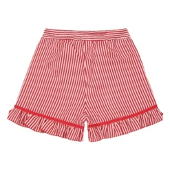 Rüschenbesetzte Shorts mit Streifen>Monnalisa Sale