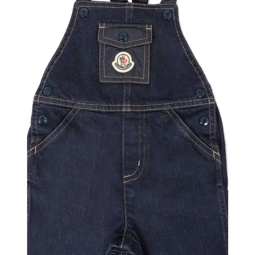 Salopette aus Denim>Moncler Outlet