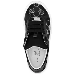 Satin Lo-Top Sneakers Monogram Strass><noscript><img width=