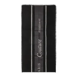 Schal mit Fransenlogo>Balmain