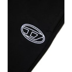 e Ausgestellte Baumwollhose mit Logo><noscript><img width=