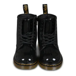 e Biker Boots aus Lackleder Lamper>Dr. Martens