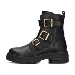 e Biker Boots mit Goldschnallen>Giga Hot