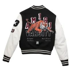 e Bomberjacke mit mehrfarbiger Stickerei>Amiri Outlet