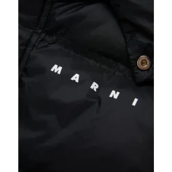 e kurze ärmellose Daunenjacke mit Kapuze>Marni Hot