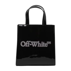 e Lackleder Kinder Tote Tasche>Off White New
