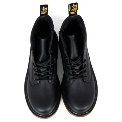 e Leder Bikerstiefel mit Gelben Nähten>Dr. Martens Hot