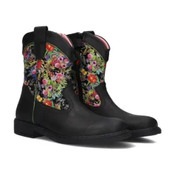 e Leder Cowgirl Stiefel mit Blumenmuster>Jochie&Freaks Online