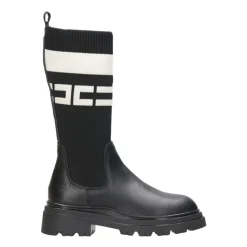 e Leder High Legging Stiefel>Elisabetta Franchi New