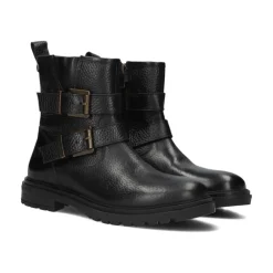 e Leder-Mädchenstiefel mit goldenen Schnallen>Vingino Outlet