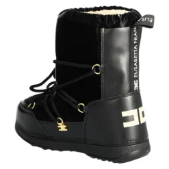 e Schneestiefel mit Schnürsenkeln>Elisabetta Franchi Discount