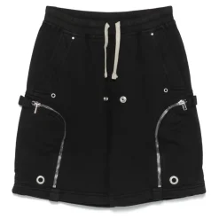 e Shorts mit tiefem Schritt und Kordel aus Baumwolle>Rick Owens