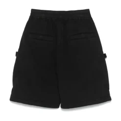 e Shorts mit tiefem Schritt und Kordel aus Baumwolle>Rick Owens