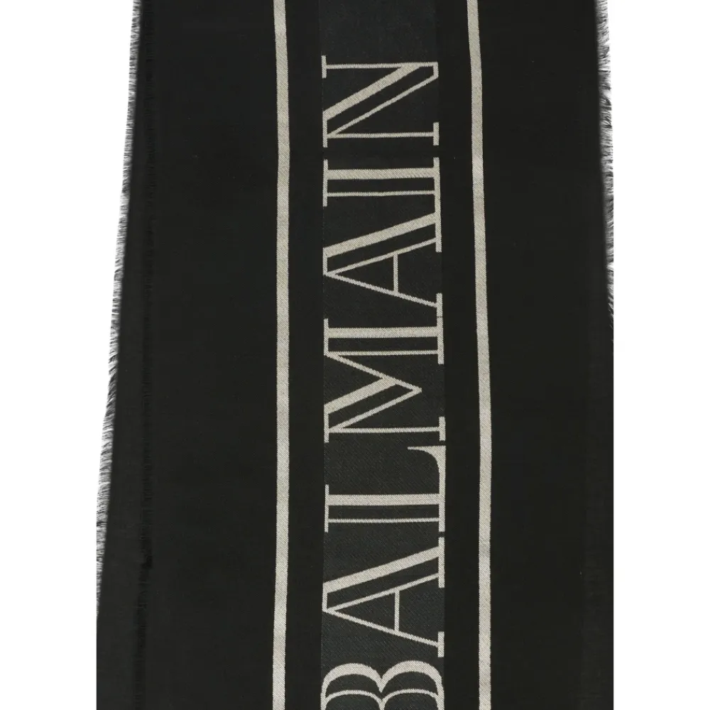 er Fransenschal mit Logo>Balmain Online