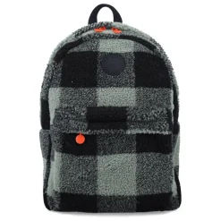 Schwarzer Karomuster Rucksack>Stella McCartney Best