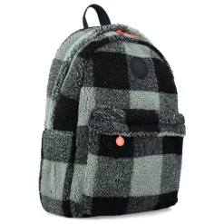 Schwarzer Karomuster Rucksack>Stella McCartney Best