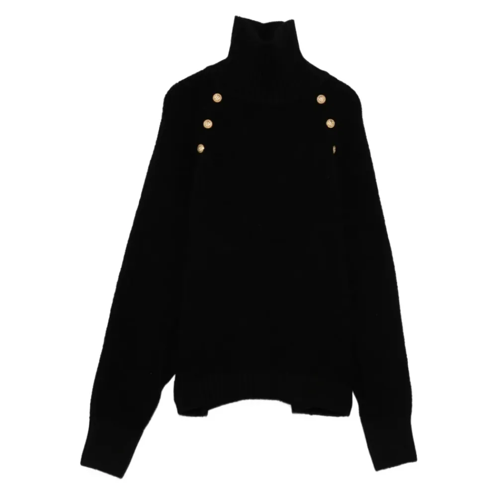 er Pullover mit gerippten Details>Balmain