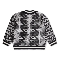 er V-Ausschnitt Cardigan mit Goldknöpfen>Balmain Online