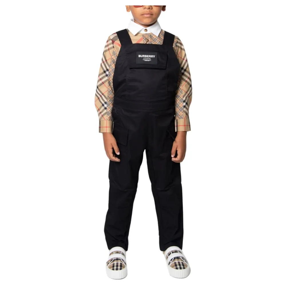 es Kinder-Salopette-Kleid mit Taschen>Burberry Best