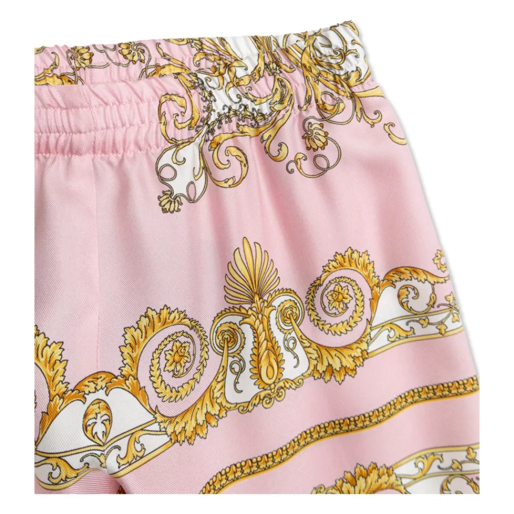 Seidenhose mit lockerer Passform>Versace Best