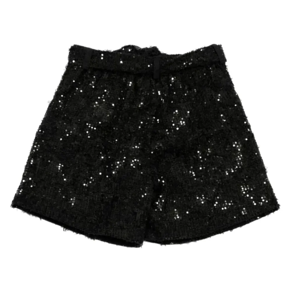 Shorts mit Paillettenbesatz>Monnalisa Clearance