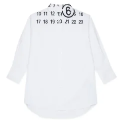 Signature Numbers Print Shirt Dress>Maison Margiela Best