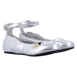 Silberne Swan Ballerina Espadrilles>Stella McCartney Clearance