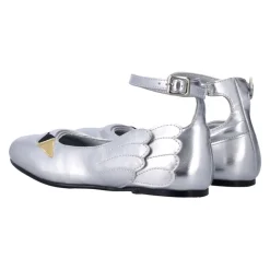 Silberne Swan Ballerina Espadrilles><noscript><img width=