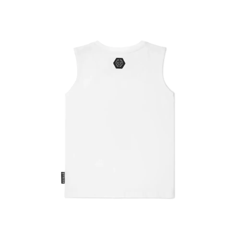 Sleeveless T-Shirt Pure Crystal>Philipp Plein Hot