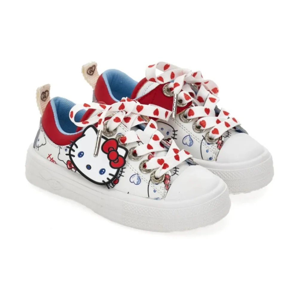 Sneakers con applicazione Hello Kitty>Monnalisa Sale