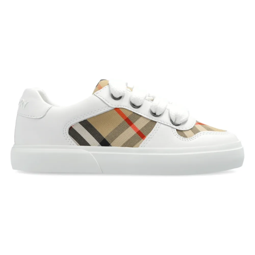 Sneakers mit Karomuster>Burberry Discount