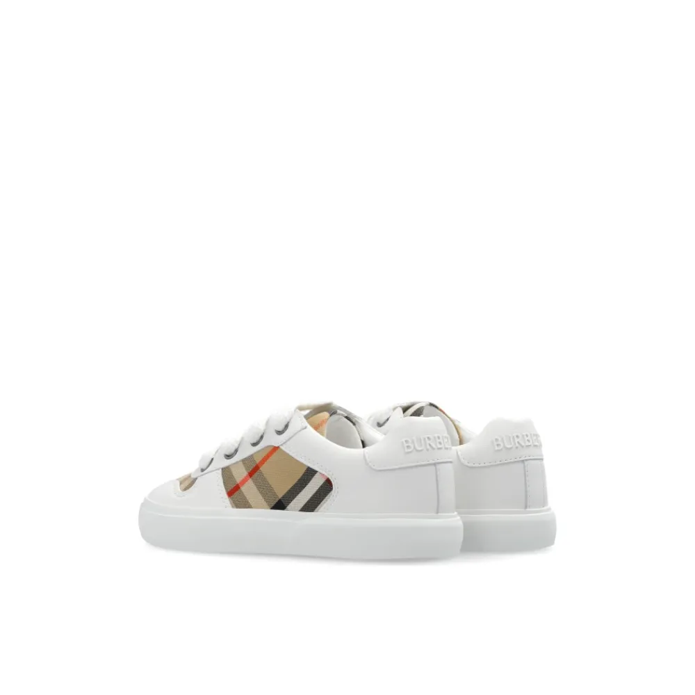 Sneakers mit Karomuster>Burberry Discount